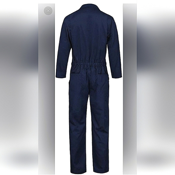 NEW! Prison Jail Jumpsuit Inmate Uniform Mechanic Michael Myers Costume (L) Navy - Picture 3 of 10